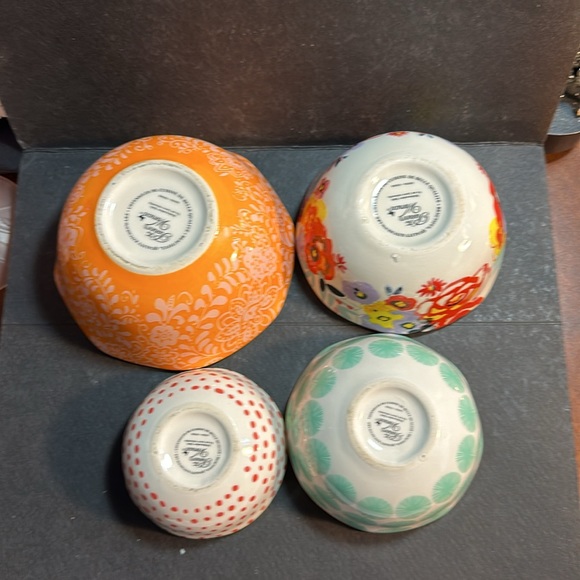 Pioneer Woman Nesting Measuring Cups Bowls 4 Piece - Picture 3 of 4